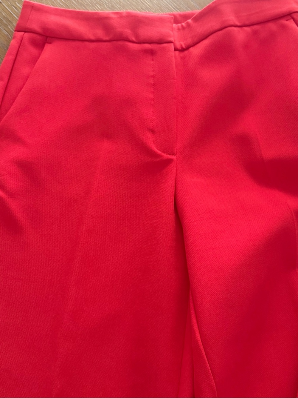 Zara Vibrant Red Tailored Pants - Picture 4 of 8